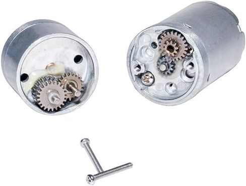 (300 لفة في الدقيقة، 12 فولت) - محرك تروس معدني تيار مستمر 12 فولت 300 دورة في الدقيقة مع تشفير استشعار قاعة 48 CPR للتحكم الآلي من أردوينو in Kuwait