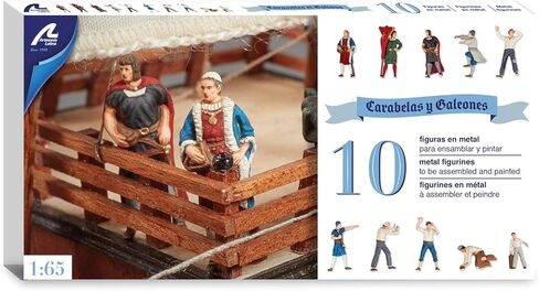 Artesanía Latina - مجموعة النمذجة البحرية - أشكال معدنية لنماذج الكارافيل والجاليون - موديل 22411F، مقياس 1:65 - نماذج للتجميع - مستوى البدء in Kuwait