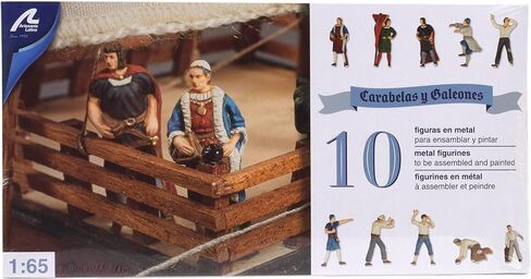 Artesanía Latina - مجموعة النمذجة البحرية - أشكال معدنية لنماذج الكارافيل والجاليون - موديل 22411F، مقياس 1:65 - نماذج للتجميع - مستوى البدء in Kuwait
