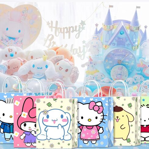 16 قطعة من مجسمات شخصيات كاواي اللطيفة اللطيفة والجميلة للحفلات هدية حلوى جودي مع مقبض للبنات والاولاد والاطفال والبالغين في عيد الميلاد وحفلات استقبال المولود الجديد in Kuwait