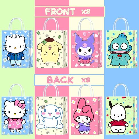 16 قطعة من مجسمات شخصيات كاواي اللطيفة اللطيفة والجميلة للحفلات هدية حلوى جودي مع مقبض للبنات والاولاد والاطفال والبالغين في عيد الميلاد وحفلات استقبال المولود الجديد in Kuwait