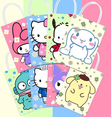 16 قطعة من مجسمات شخصيات كاواي اللطيفة اللطيفة والجميلة للحفلات هدية حلوى جودي مع مقبض للبنات والاولاد والاطفال والبالغين في عيد الميلاد وحفلات استقبال المولود الجديد in Kuwait