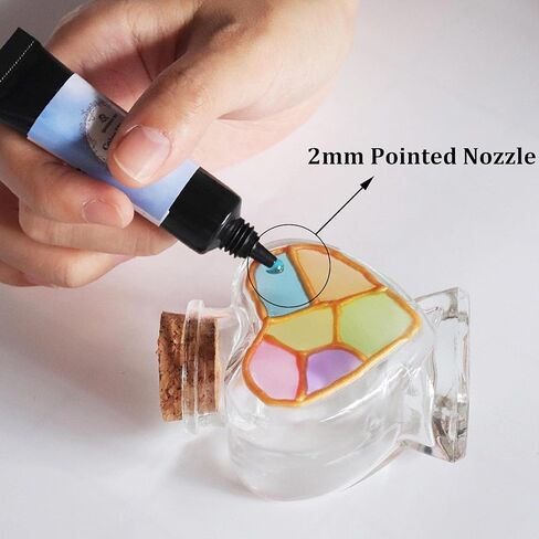 QIAO QIAO DIY Easy to Squeeze 12 Colors UV Jewelry Resin Colored UV Resin for Making Jewelry Earrings Rings Keychains Small Crafts Colored UV Glue 10ml Each Color UV Resin in Kuwait