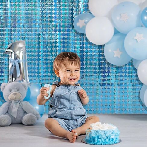Blue Streamers Backdrop Fringe Under the Sea Party Decorations in Kuwait
