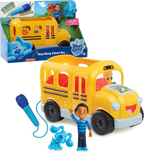 جست بلاي حافلة مدرسية من بلوز كلوز اند يو! مع شخصيات جوش وبلو تتضمن ميكروفون وتشغيل 3 اغاني من بلوز كلوز اند يو in Kuwait