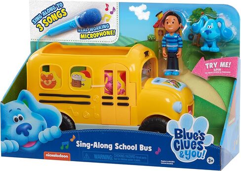 جست بلاي حافلة مدرسية من بلوز كلوز اند يو! مع شخصيات جوش وبلو تتضمن ميكروفون وتشغيل 3 اغاني من بلوز كلوز اند يو in Kuwait