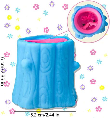 ألعاب السنجاب بالضغط قطعتان من تاشيبا، أكواب السنجاب الشرير من السيليكون، حوامل أقلام تلسكوبية لطيفة، للأطفال والأصدقاء والبالغين in Kuwait