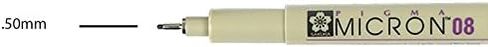 Sakura 30881 Pigma Micron Blister Card 08 Ink Pen, 0.50-mm, Black in Saudi Arabia