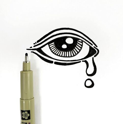 Sakura 30881 Pigma Micron Blister Card 08 Ink Pen, 0.50-mm, Black in Saudi Arabia