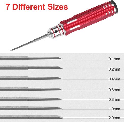 7 In 1 Prime Model Scriber with 7 Blades Gundam Resin Carved Scribe Line Cutting Tool Chisel (0.1/0.2/0.4/0.6/0.8/1.0/2.0mm) Black in Saudi Arabia