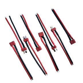8 قطعة عمداء نمط غير SlipT التوصيل ذكر موصل سالب 120 مللي متر 14AWG سلك السيليكون ل Rc يبو بطارية Rc نموذج in Kuwait