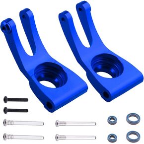Hobbypark Aluminum Rear Hubs for Arrma 1/10 Granite 4X4,Typhon, Big Rock, Senton, Replacement of AR330467,Option Parts (Navy Blue)
