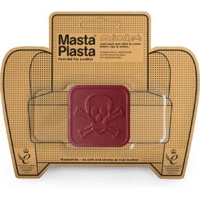 MastaPlasta Instant Self-Adhesive Premium Repair Patch. Pirate - Black - 2 x 2 Inch (5x5cm). Repair/Decorate Sofas, Car Seats, Jackets, Bags & More