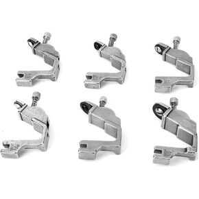 6Pcs All Steel Elastic Shirring Presser Foot Industrial Sewing Machine Accessories with 1/8 3/16 1/4 5/16 3/8 1/2 Presser Foot in Saudi Arabia