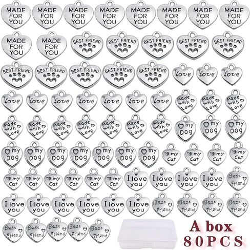 Aylifu Inspirational Words Charms, 30pcs Lettering Saying Pendants Engraved Message Charms Beads Craft Supplies Jewelry Findings for DIY Necklace Bracelet in Saudi Arabia