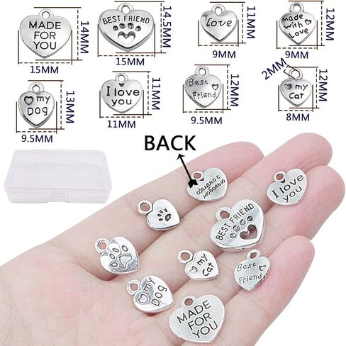 Aylifu Inspirational Words Charms, 30pcs Lettering Saying Pendants Engraved Message Charms Beads Craft Supplies Jewelry Findings for DIY Necklace Bracelet in Saudi Arabia