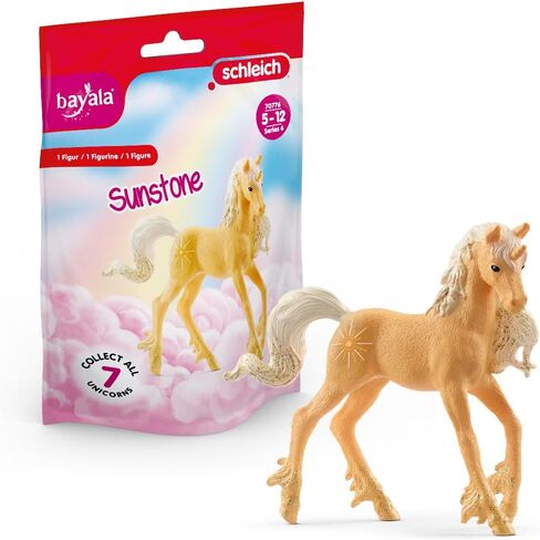 Schleich bayala, Limited Edition Collectible Unicorn Toys for Girls and Boys, Gemstone Unicorn Figurines, Rose Quartz (Pack of 2) in Saudi Arabia