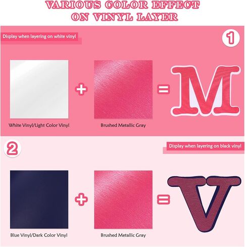 لفافة فينيل لاصقة دائمة من WRAPXPERT - فينيل وردي معدني مصقول مقاس 30.48 سم × 12.7 سم لديكور المنزل، والحرف اليدوية، وورق الاتصال، وملصق السيارة in Kuwait