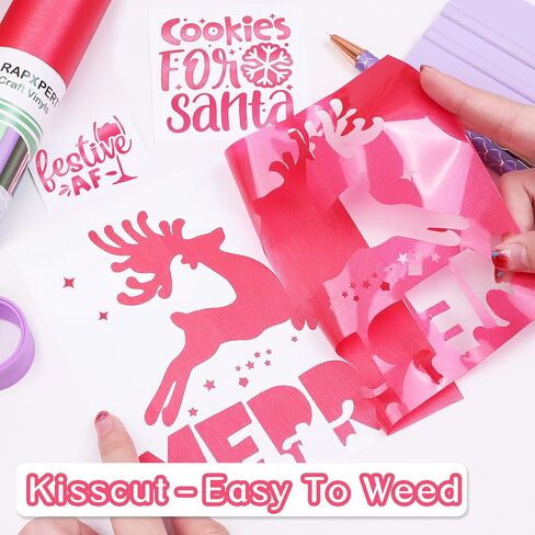 لفافة فينيل لاصقة دائمة من WRAPXPERT - فينيل وردي معدني مصقول مقاس 30.48 سم × 12.7 سم لديكور المنزل، والحرف اليدوية، وورق الاتصال، وملصق السيارة in Kuwait