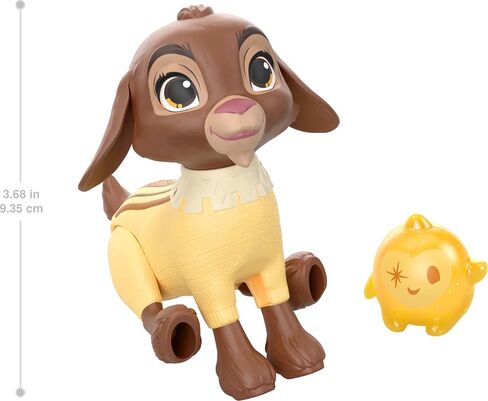 Mattel Disney Wish Set with Valentino & Star Figures & 6 Accessories Like Pet Bed & Blanket, Goat Figure Bends Back Legs in Saudi Arabia