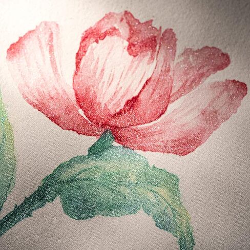 ارتيكس مجموعة الوان مائية معدنية احترافية، 8 الوان لامعة لامعة زاهية، لوازم مدرسية فنية للفنانين والمبتدئين والهواة والطلاب والمحترفين in Kuwait