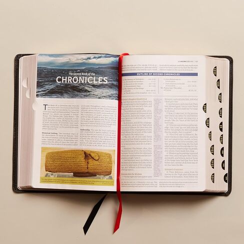 KJV, The King James Study Bible, Leathersoft, Brown, Thumb Indexed, Red Letter, Full-Color Edition: Holy Bible, King James Version in Saudi Arabia