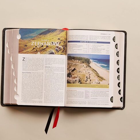 KJV, The King James Study Bible, Leathersoft, Brown, Thumb Indexed, Red Letter, Full-Color Edition: Holy Bible, King James Version in Saudi Arabia