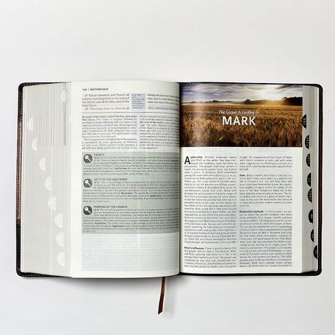 KJV, The King James Study Bible, Leathersoft, Brown, Thumb Indexed, Red Letter, Full-Color Edition: Holy Bible, King James Version in Saudi Arabia