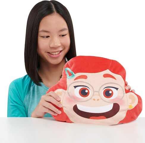 Disney and Pixar Turning Red Meilin Lee Reversible 11-inch Plushie Character Head, Officially Licensed Kids Toys for Ages 3 Up by Just Play in Saudi Arabia