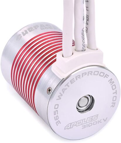 3650 3100kv فرش السيارات 1/10 3650 3100KV 3.175 مللي متر رمح مقاوم للماء فرش السيارات ل 1:10 مقياس RC على الطريق سيارة in Kuwait