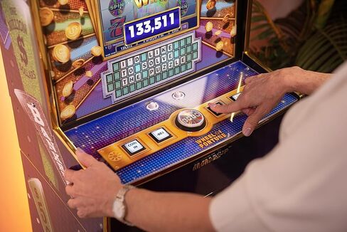 Wheel of Fortune Casinocade Deluxe Arcade Machine for Home, Over 5-feet-Tall Stand-up Cabinet, and 24 Games in Kuwait