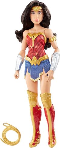 Mattel Wonder Woman 1984 Wonder Woman Doll (~12-in) Wearing Superhero Fashion and Accessories, with Lasso, for 6 Year Olds and Up in Saudi Arabia
