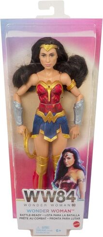 Mattel Wonder Woman 1984 Wonder Woman Doll (~12-in) Wearing Superhero Fashion and Accessories, with Lasso, for 6 Year Olds and Up in Saudi Arabia