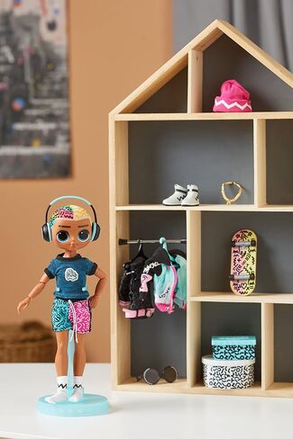 LOL Surprise OMG Guys Fashion Doll Cool Lev with 20 Surprises, Poseable, Including Skateboard, Outfit & Accessories Playset - Gift for Kids & Collectors, Toys for Girls Boys Ages 4 5 6 7+ Years Old in Saudi Arabia