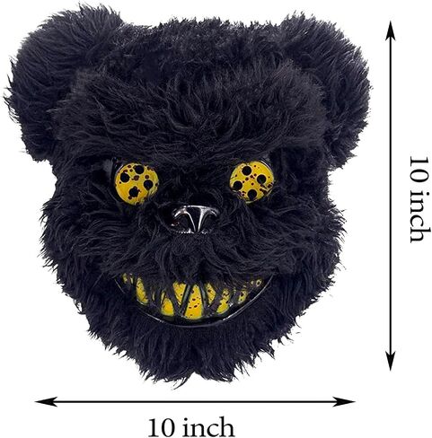 FOX TEARS Halloween Bear Bunny Mask, Bloody Bear Bunny Mask Cosplay, Furry Mask With Ears, Creepy Masks in Saudi Arabia