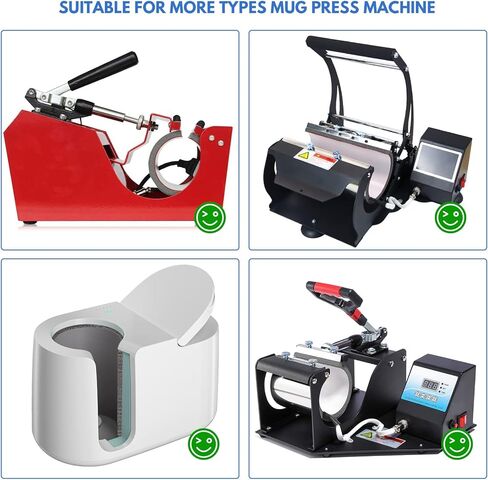 3 قطع من أكواب التسامي، غلاف Bwenky متوافق مع ملحقات حزمة ضغط الأكواب Cricut وآلة تصعيد ضغط الأكواب لأكواب التسامي الفارغة ومرفق ضغط الأكواب... in Kuwait