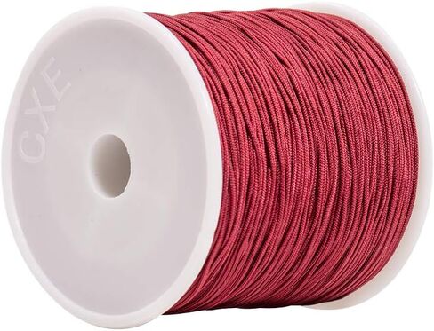 PH PandaHall 100m/roll 0.8mm Nylon Thread Cord Bracelet String Chinese Knotting Cord Red Thread Beading Braided Ornament for DIY Jewelry Bracelets Craft Making in Saudi Arabia