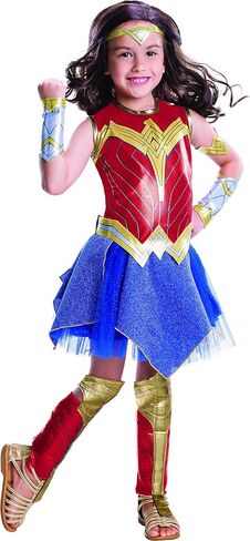 Wonder Woman Movie Child's Deluxe Costume, Small, Red in Saudi Arabia