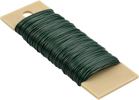 Foraineam 6-Pack 228 Yards 22 Gauge Green Floral Wire Flexible Paddle Wire for Crafts, Wreaths, Garland and Floral Arrangements in Saudi Arabia