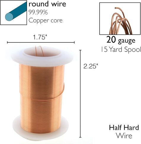 Beadsmith Elements Jewelry-Making-Wire, Copper in Saudi Arabia