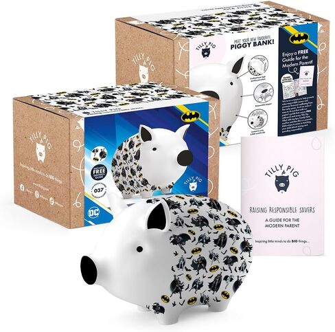 حصالة نقود من السيراميك بتصميم بطل باتمان الخارق للاولاد والبنات من تيلي بيج in Kuwait