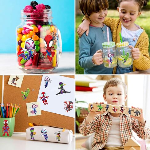 40PCS Spider Party Favors Tattoo Sticker, Waterproof Spider Tattoo Stickers For Kids Birthday Party Supplies for Gifts Halloween Christmas Boys and Girls Party Decorations in Saudi Arabia