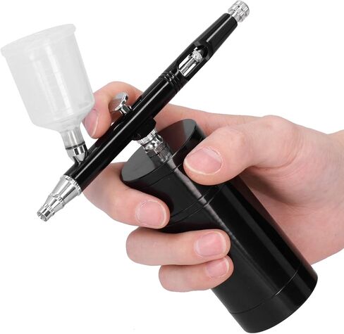 Pneumatic Airbrush Kit, Airbrush Pen Single Action Rechargeable Handheld Integrated Spray Pen Set G11 Pump in Kuwait