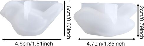 مولوكايا 2 قطع 3D الطيور الراتنج سيليكون العفن إيبوكسي مصبوب لدي الحرف اليدوية الجدول الحلي مشروع in Kuwait