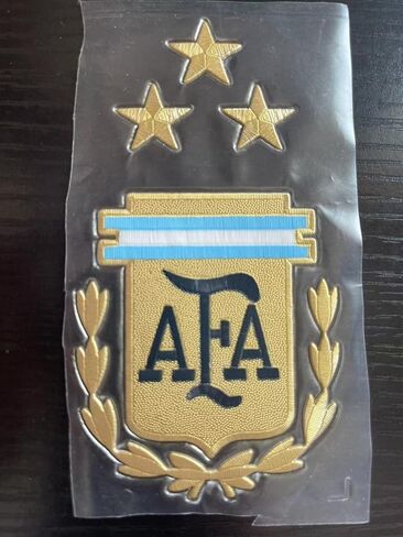 Argentina World Champions Three Star Soccer Football Sports Iron On Applique Patch Badge in Kuwait
