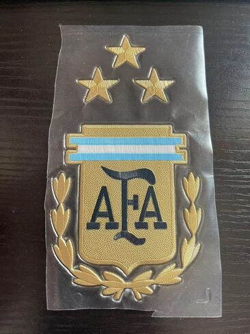Argentina World Champions Three Star Soccer Football Sports Iron On Applique Patch Badge in Kuwait