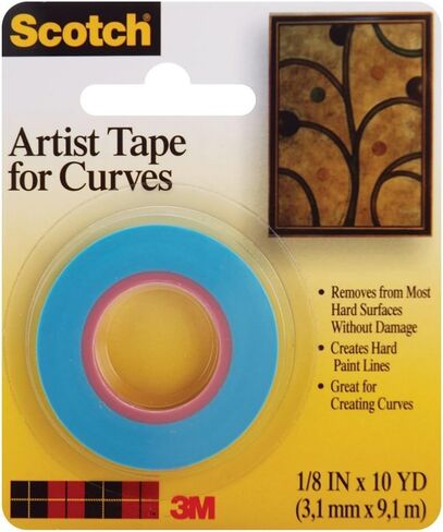 3M Scotch Artist Tape for Curves-.125inX10yd in Saudi Arabia