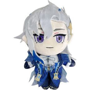 CALEMBOU Anime Plush Figure Cute Soft Stuffed Doll 8" Lyney Freminet Furina Wriothesley Neuvillette Plushies for Genshin Fans (Amber)