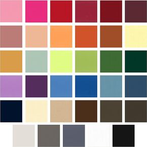 بطاقات My Colors - ورق بطاقات كلاسيكي - حزمة كاملة 12x12 لهواة التجميع - تتضمن 35 ورقة ملونة in Kuwait