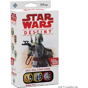 Star Wars Destiny Boba Fett Starter Set | Collectible Dice and Card Game | Strategy Game for Adults and Kids | Ages 10+ | 2 Players | Average Playtime 30 Minutes | Made by Fantasy Flight Games , White in Saudi Arabia